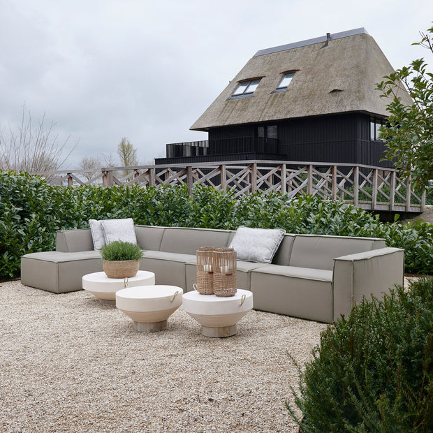 Bellagio Outdoor Lounge Arm Links Oak