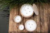 Yasmeene Bruine Cement Buitenkaars L (set van 2)