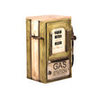 Bijzettafel Vintage benzinestation
