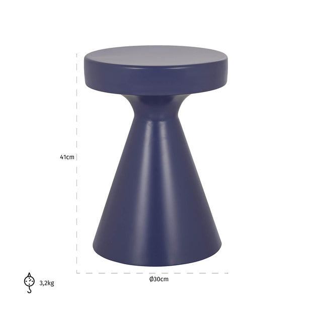 Bijzettafel Kimble paars klein 30Ø (Purple)