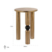Side table Marshall 38Ø (Gold)
