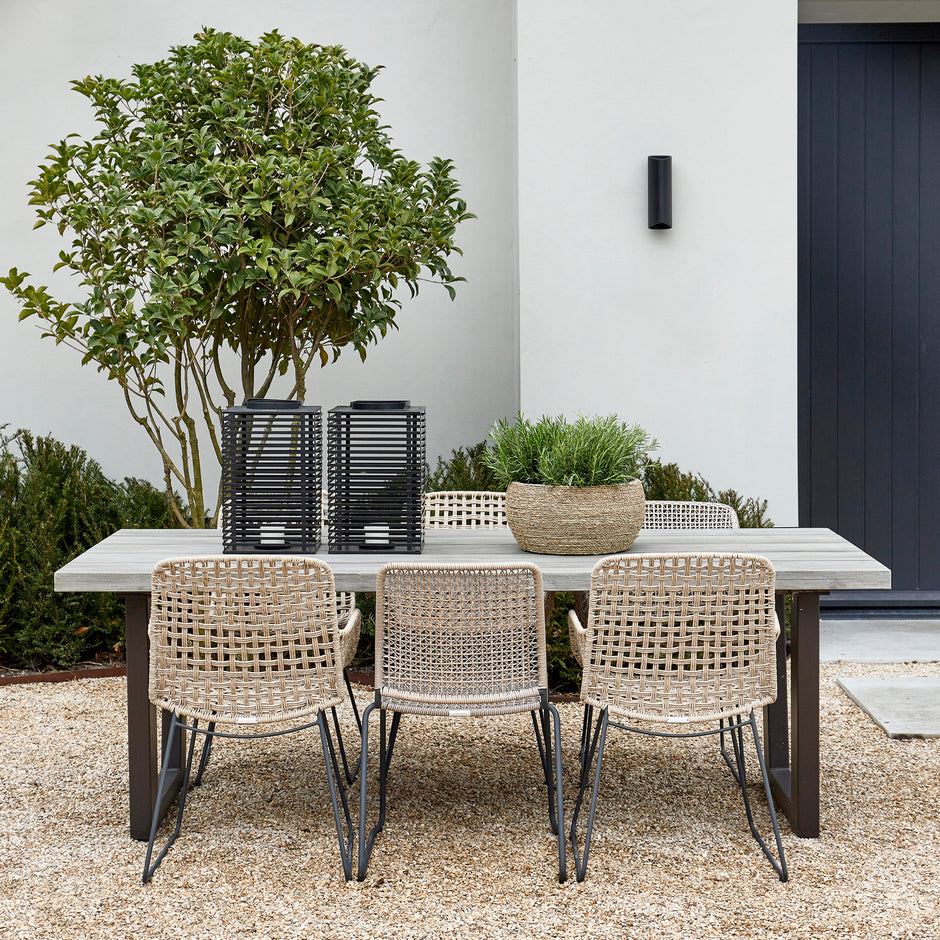 Bondi Beach Outdoor Eettafel 220x100 Grijs