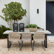 Bondi Beach Outdoor Eettafel 220x100 Grijs