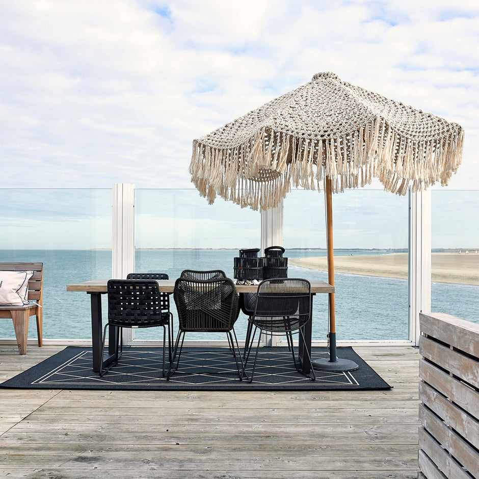 Bondi Beach Outdoor Eettafel 220x100 Grijs