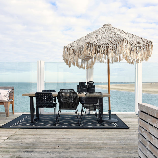 Bondi Beach Outdoor Eettafel 220x100 Grijs