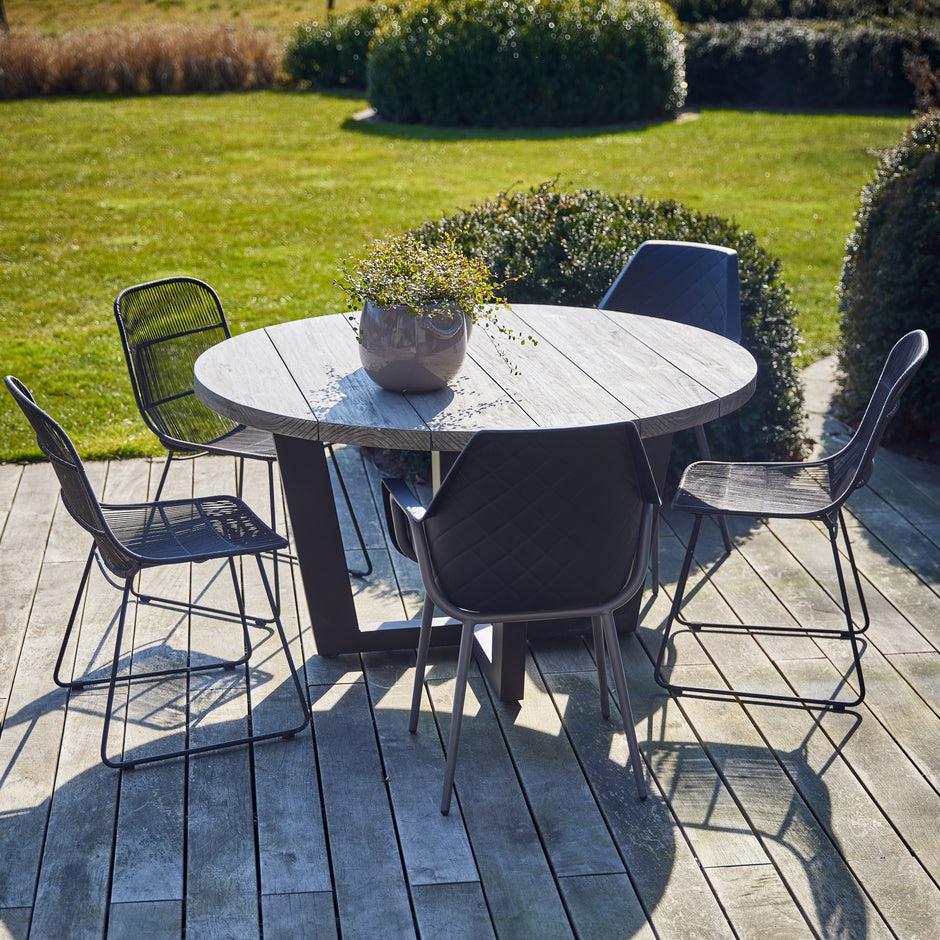 Bondi Beach Outdoor Eettafel 140 Ø Grey