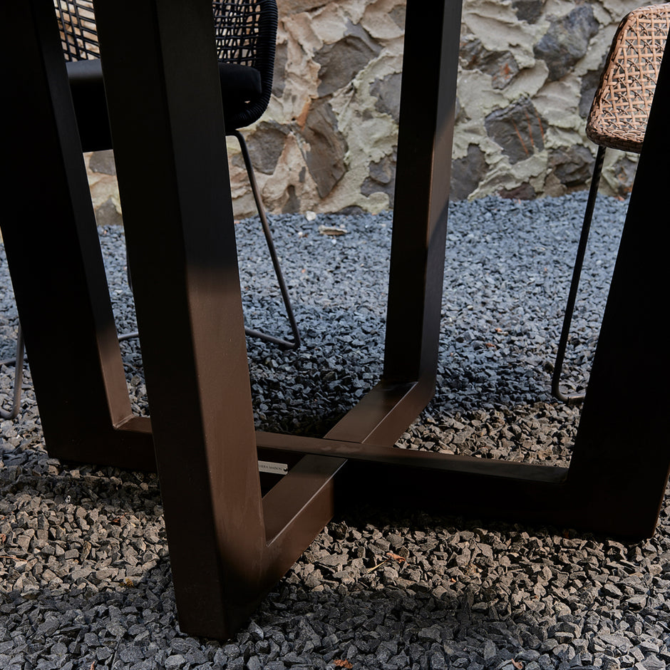 Bondi Beach Outdoor Eettafel 140 Ø Grey