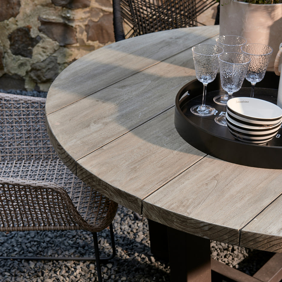 Bondi Beach Outdoor Eettafel 140 Ø Grey