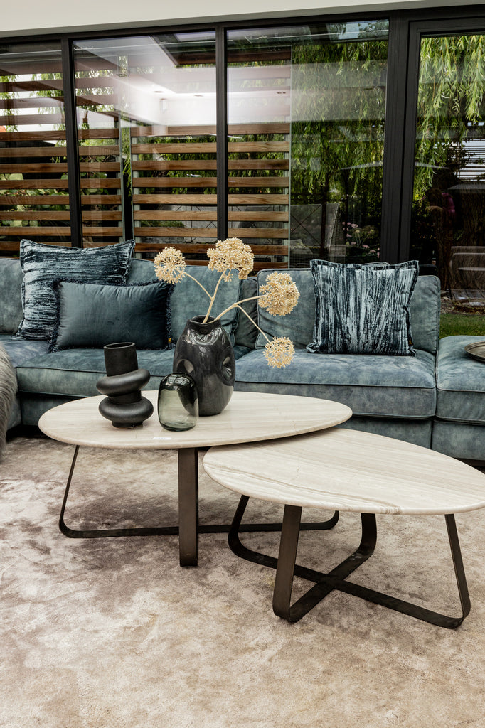 Salontafel Muka Hoog Wit Marmer