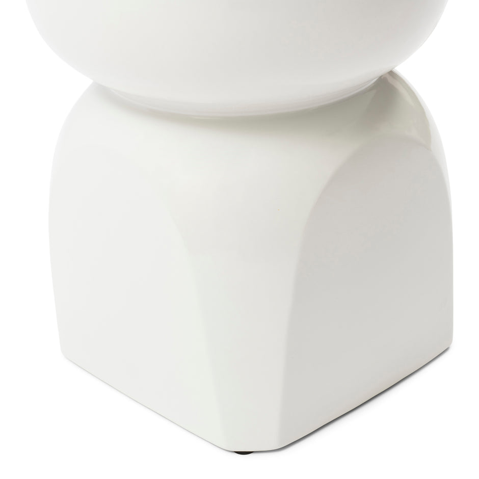 Bijzettafel Porto ET Puur Wit ⌀37 cm