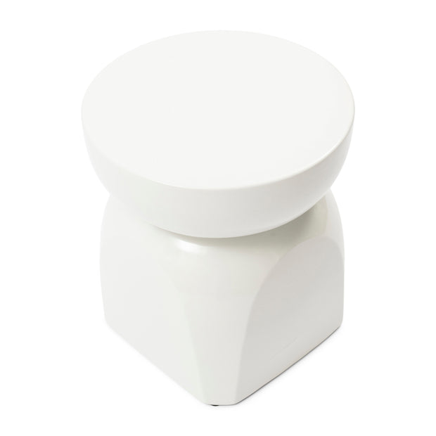 Bijzettafel Porto ET Puur Wit ⌀37 cm