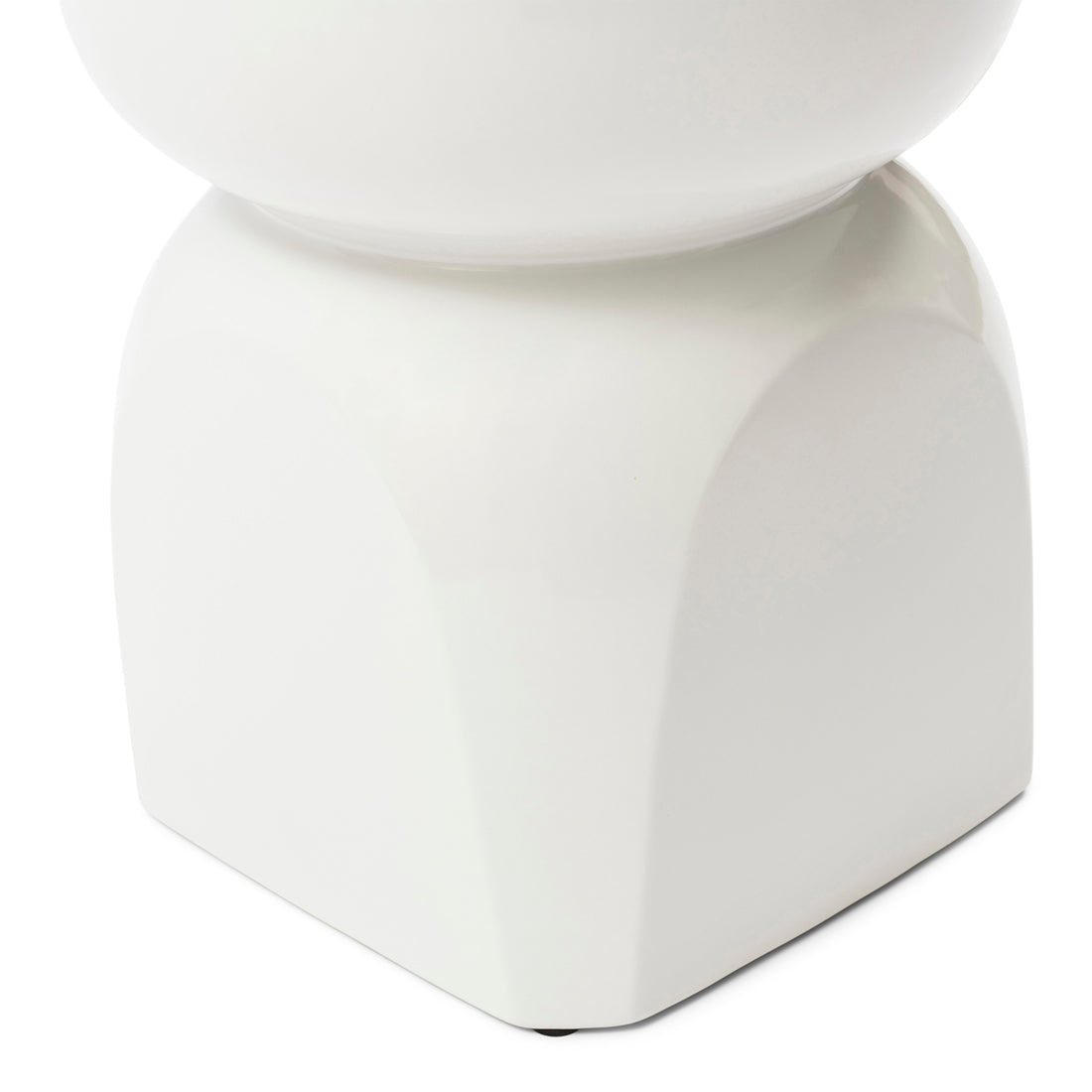 Bijzettafel Porto ET Puur Wit ⌀37 cm