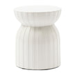 Bijzettafel Sintra ET Pure White ⌀35 cm
