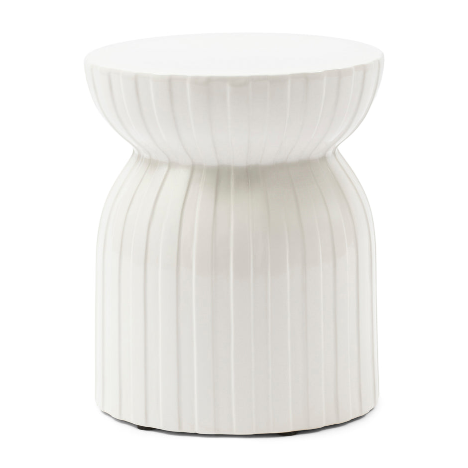 Bijzettafel Sintra ET Pure White ⌀35 cm