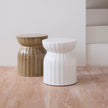 Bijzettafel Sintra ET Pure White ⌀35 cm