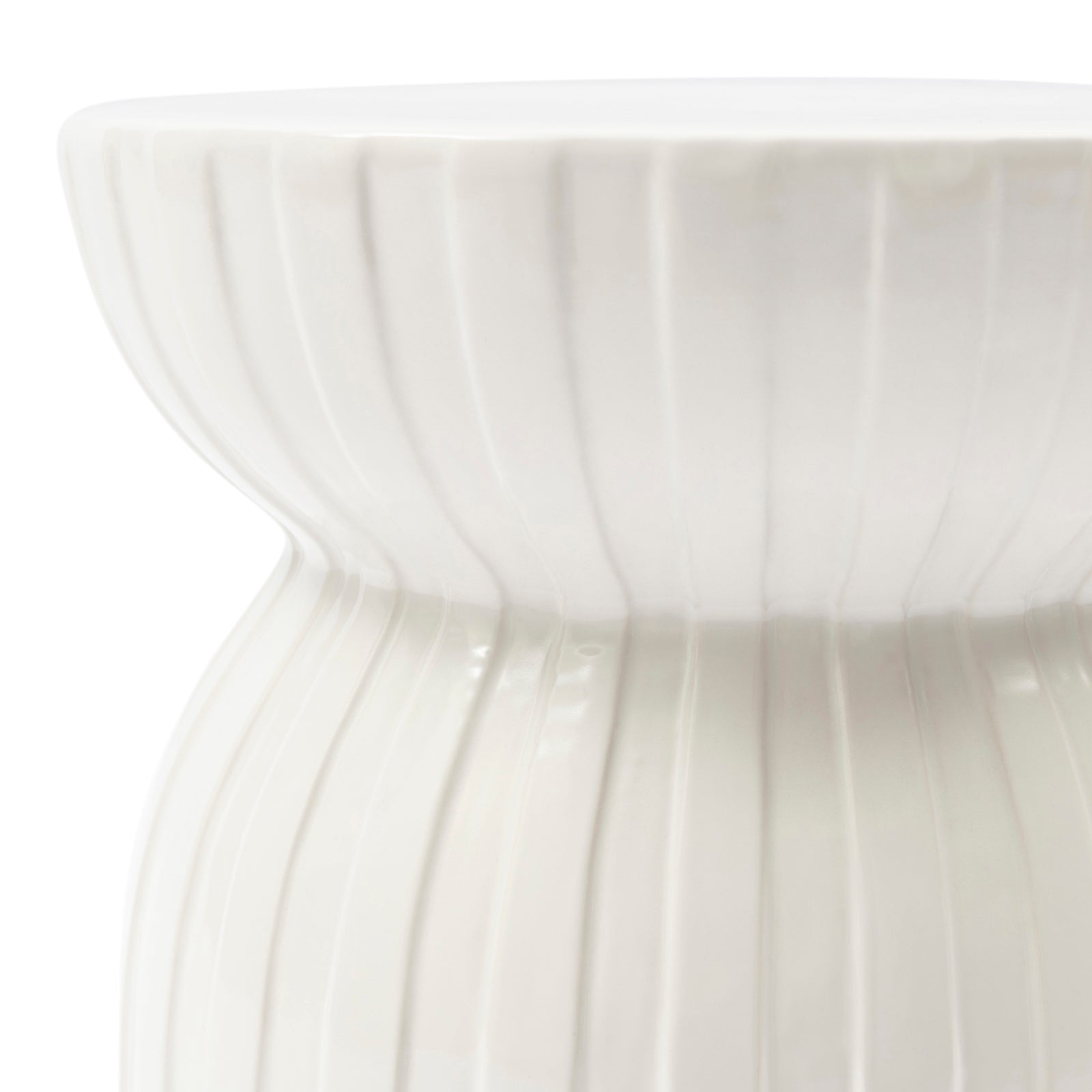 Bijzettafel Sintra ET Pure White ⌀35 cm