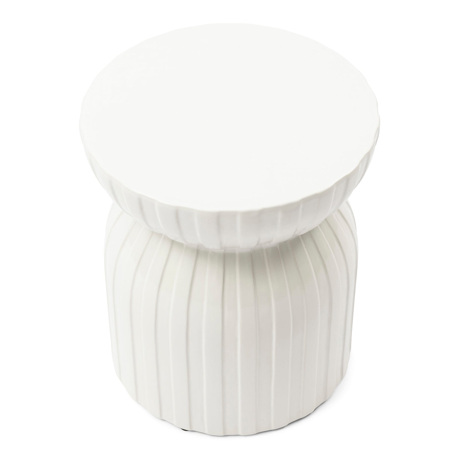 Bijzettafel Sintra ET Pure White ⌀35 cm