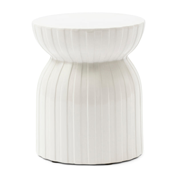 Bijzettafel Sintra ET Pure White ⌀35 cm
