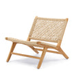 El Nido Outdoor Lounge Chair Ecru