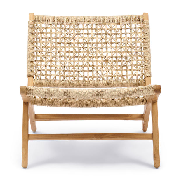 El Nido Outdoor Lounge Chair Ecru