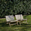 El Nido Outdoor Lounge Chair Ecru
