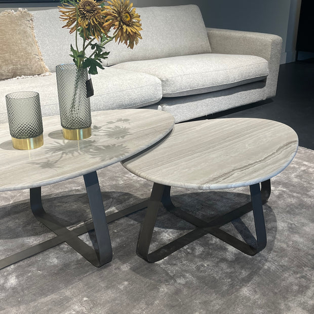 Salontafel Muka Hoog Wit Marmer