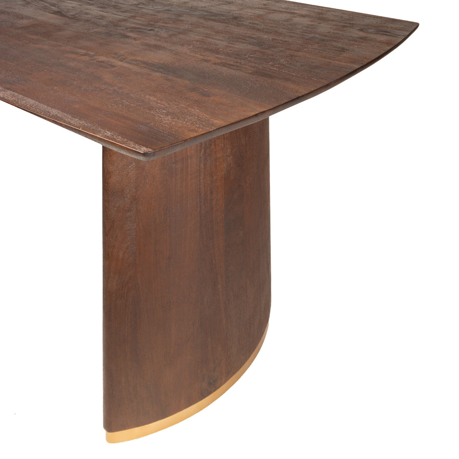 Eettafel Ostara Bruin Mangohout 200cm