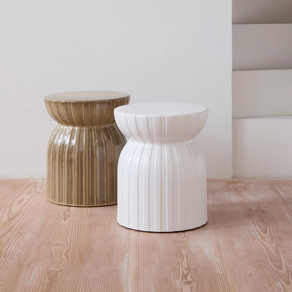 Bijzettafel Sintra ET Pure White ⌀35 cm