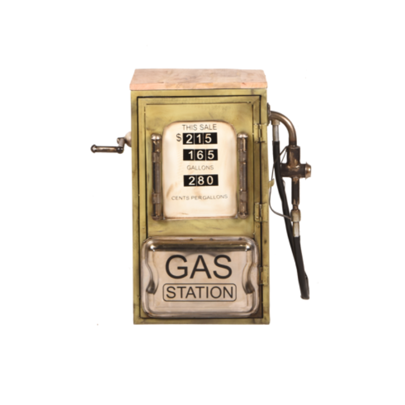 Bijzettafel Vintage benzinestation