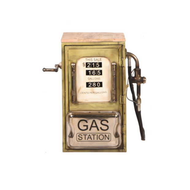 Bijzettafel Vintage benzinestation