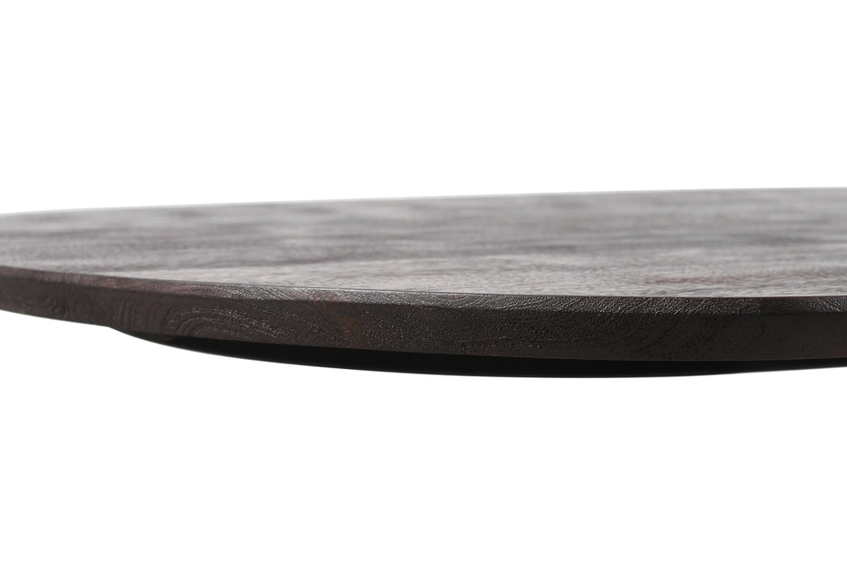 Eettafel Alore Brown Black Ovaal 280 cm