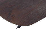 Eettafel Alore Brown Black Ovaal 280 cm