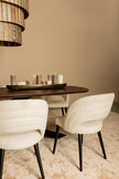 Eettafel Alore Brown Black Ovaal 280 cm