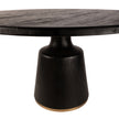 Eettafel Arca Vaes Black / Gold Rond