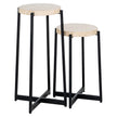 Bijzettafel Dillinger set of 2 (Beige)