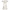 Bijzettafel Lohan faux wit marmer (White)