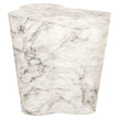 Bijzettafel Rockyard Indoor / Outdoor faux wit marmer (White)