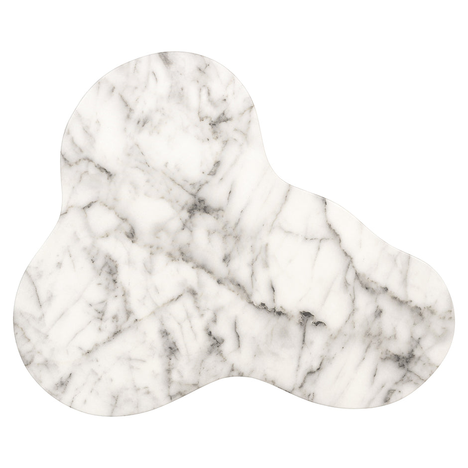 Bijzettafel Rockyard Indoor / Outdoor faux wit marmer (White)