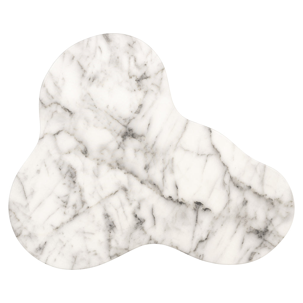 Bijzettafel Rockyard Indoor / Outdoor faux wit marmer (White)