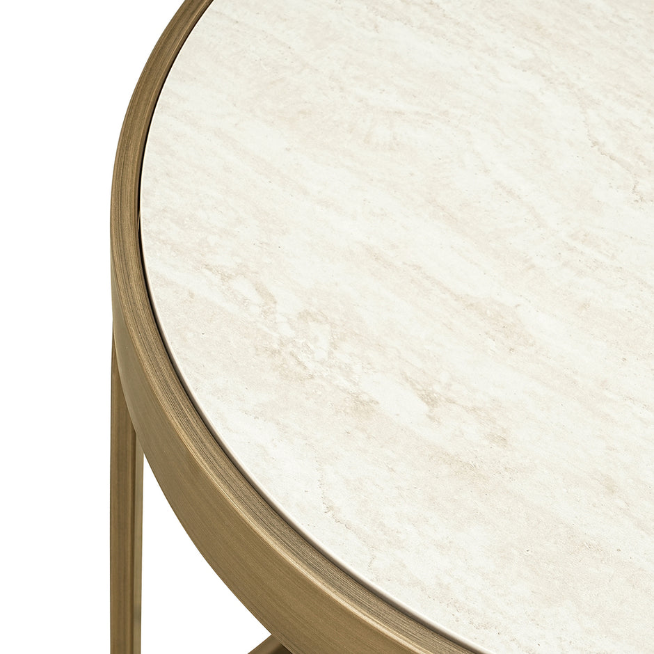 Bijzettafel Tivoli set van 2 (White)