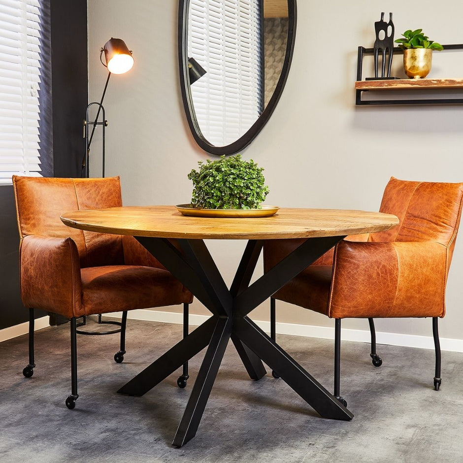 EettafelArlington | Rond | 130 cm