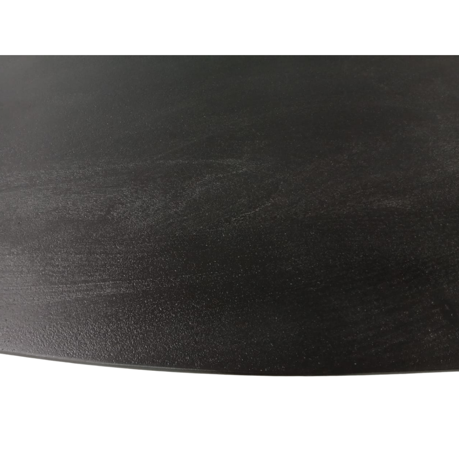 Eettafel Brandy Zwart | 210 cm | Ovaal