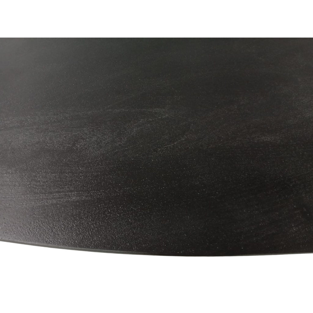 Eettafel Brandy Zwart | 210 cm | Ovaal