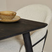 Eettafel Omaha Zwart | 90 x 90 cm