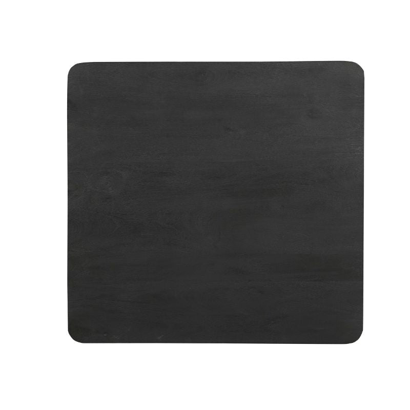 Eettafel Omaha Zwart | 90 x 90 cm