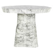 Eettafel Rockyard Indoor / Outdoor 140Ø faux wit marmer (White)