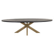 Eettafel Watson 235 incl. spinpoot goud (Black)