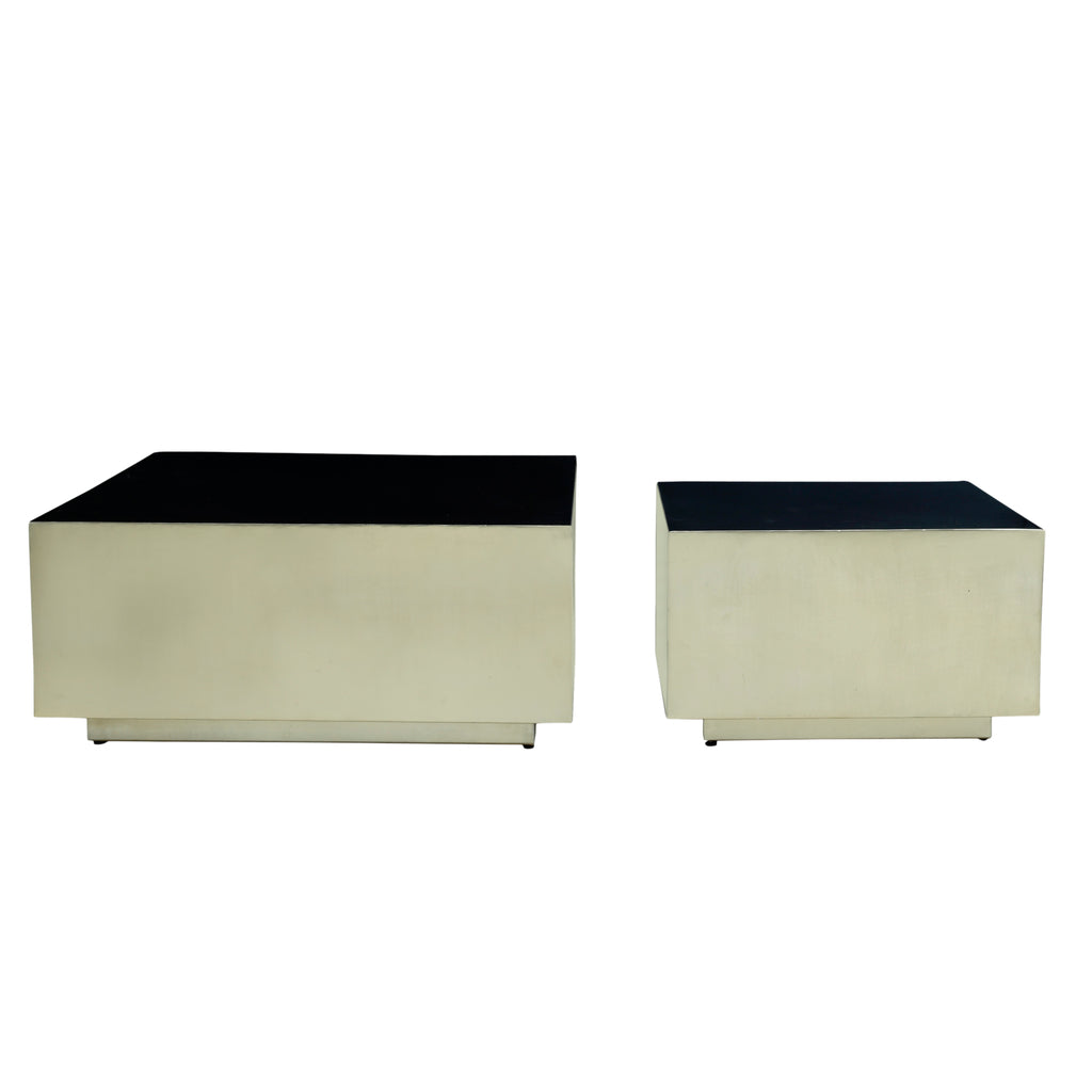 Salontafel Irvy Gold Black Enamel Set Van Twee