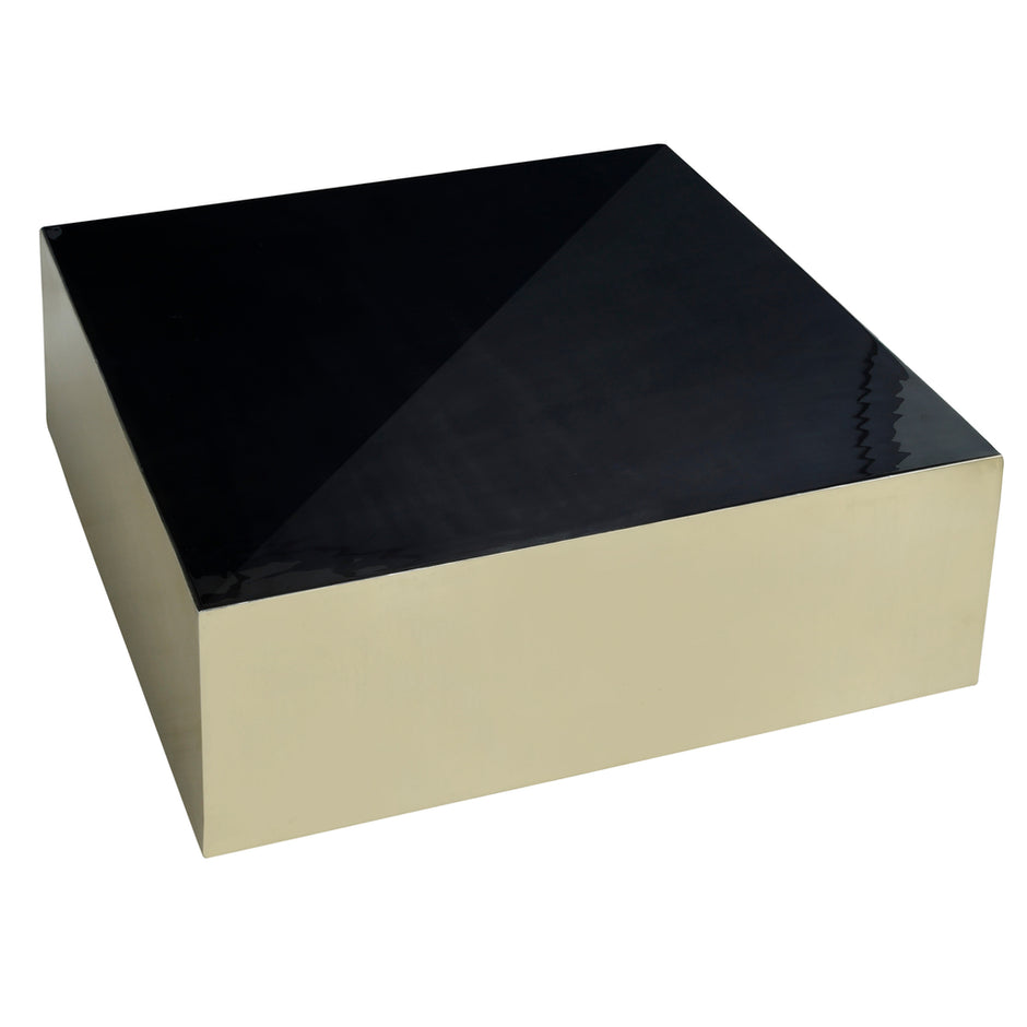 Salontafel Irvy Gold Black Enamel Set Van Twee