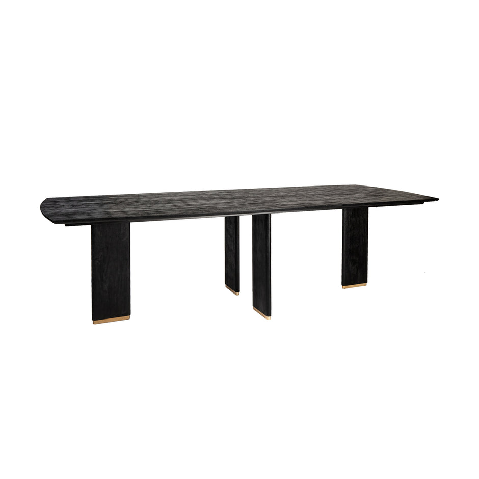 Eettafel Liber Zwart Mangohout 240cm